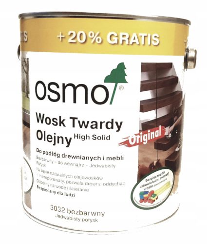 Osmo Hard Wax Silk Gloss 3032 3 L