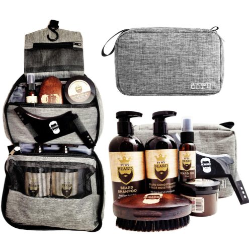  Beard Set, Cosmetic Brush, Stencil, ORGANIZER