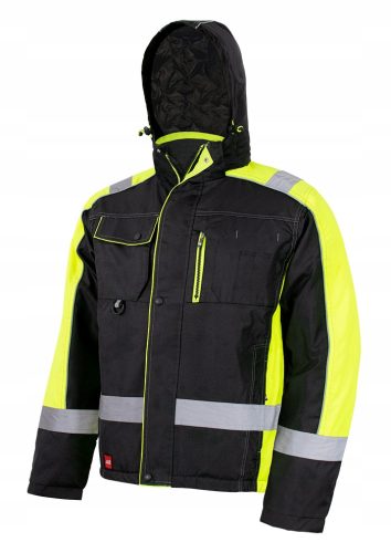  WORK JACKET INSULATED winter REFLECTIVE hood