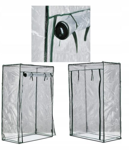 Greenhouse foil tunnel 1 m² 100 x 50 cm white