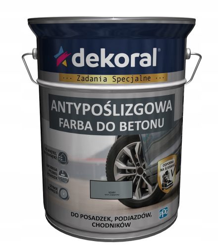 Decoral Acryl-Betonfarbe 5 l Mattgrau