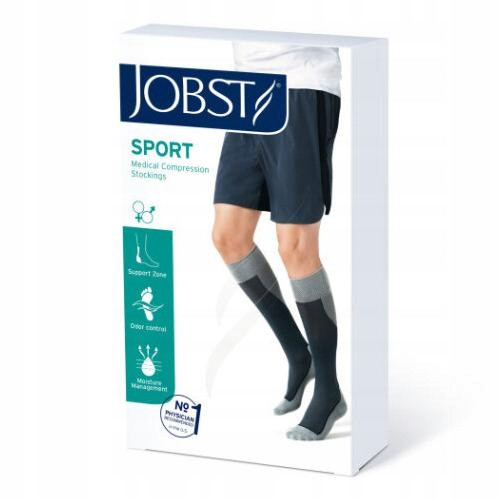  JOBST SPORT Compression socks CCL1 gray/graphite, size M, ZP