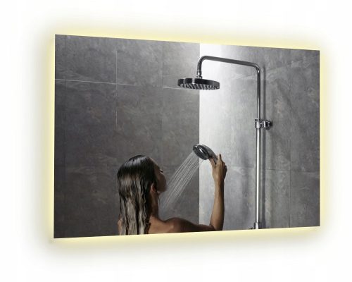 Bathroom mirror DERTUM wall mirror, rectangular, 1000 x 800 mm