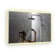 Bathroom mirror DERTUM wall mirror, rectangular, 1000 x 800 mm