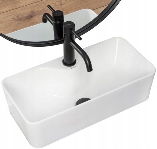 Rea Mery rectangular countertop washbasin