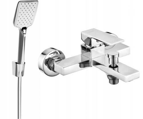 Mexen Uno single-lever wall-mounted bathtub, chrome