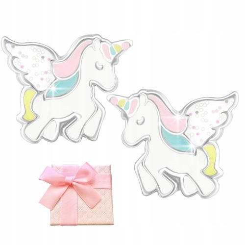  Silver 925 earrings UNICORN FOR GIRL