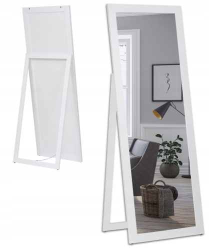 Bathroom mirror Profilmat standing mirror, rectangle, wooden frame, 500 x 1700 mm