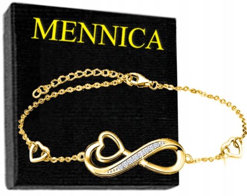  Bracelet MENNICA BYDGOSKA Heart Infinity gold