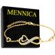  Bracelet MENNICA BYDGOSKA Heart Infinity gold