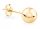  GOLD EARRING BALL BALLS 333 5 mm