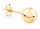  GOLD EARRING BALL BALLS 333 5 mm