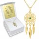  myClover dream catcher necklace, 333 gold, 45 cm