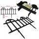 Decorative anti-classic garden fence made of plastic, 3.1 m