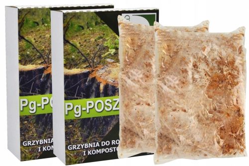 Mycelium of mushrooms Mycelium for decomposition of tree trunks EKO PG POSZWALD 2 pcs