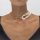  NECKLACE CHAIN PEARL CHOKER HALF-AND-HALF KNOT