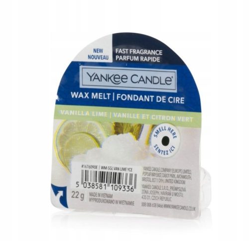  Scented Wax Box Yankee Candle Vanilla Lime