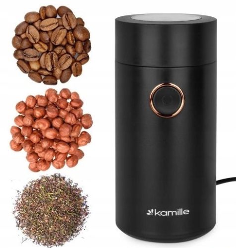  Kamille Electric Grinder made of metal, 75 g, black