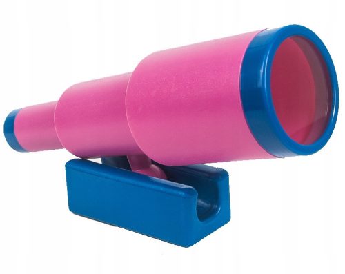 LUX telescope for children on the JF playground, pink and blue