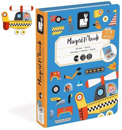  Janod Magnetibook magnetic blocks 68 pcs.