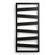  Water bathroom radiator Scarlet 525 W 530 x 1100 mm black