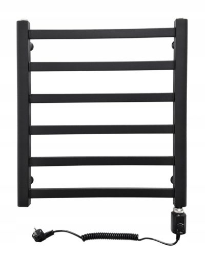 Electric bathroom radiator Scarlet 300 W 550 x 610 mm black