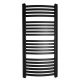  Water bathroom radiator Scarlet 716 W 575 x 1370 mm black