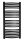  Water bathroom radiator Scarlet 613 W 575 x 1170 mm black