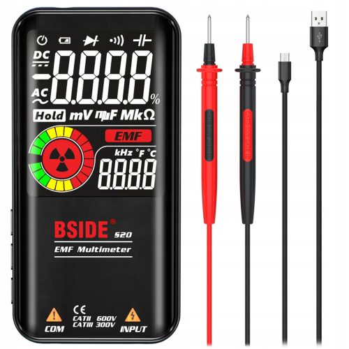 EMF METER INTELLIGENT MULTIMETER 2IN1 BSIDE S20