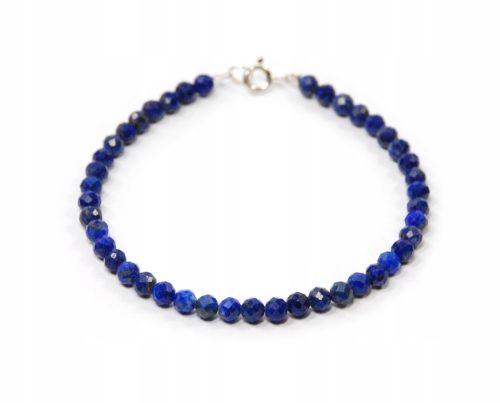  LAPIS LAZULI bracelet Lazurite beads, 4mm facet