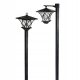  Masterled solar lamp, black, 138 cm, 1 pc.