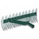 Cultivator, scarifier and aerator for grass, lawn and soil Aerator, scarifier Polirat 15 cm