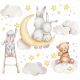  WALL STICKER BEARS CLOUDS 50x100cm MC