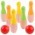 BOWLING EN BOIS coloré pour balles pour enfants SP0668