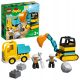  LEGO Duplo 10931 Truck and Crawler Excavator