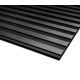 Rubber floor mat, wide grooved, grooved, 4 mm