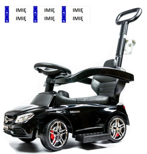  Nelik Mercedes 639 3-in-1 ride-on car, black