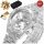  SILVER WOMEN'S WATCH WITH SWAROVSKI CRYSTALS 925 AS A GIFT FOR YOUR WIFE