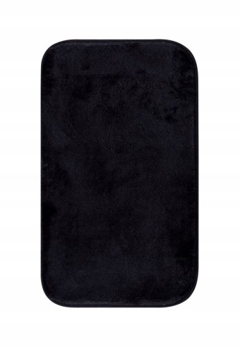  MILKY BLACK BATHROOM CARPET 100x60