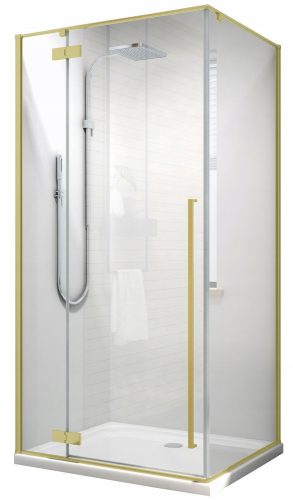 AXON series shower cubicle with hinged doors 90 x 90 cm