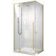 AXON series shower cubicle with hinged doors 90 x 90 cm