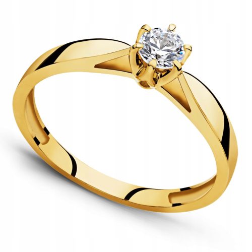  CLASSIC 8K GOLD ENGAGEMENT RING SIZE 8-23