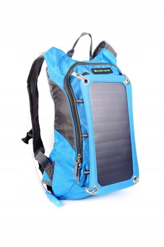  Solar backpack - sports BLUE