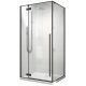 AXON series shower cubicle with hinged doors 100 x 80 cm