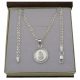  SILVER CHAIN 925 50CM MEDAL COMMUNION, BAPTISM