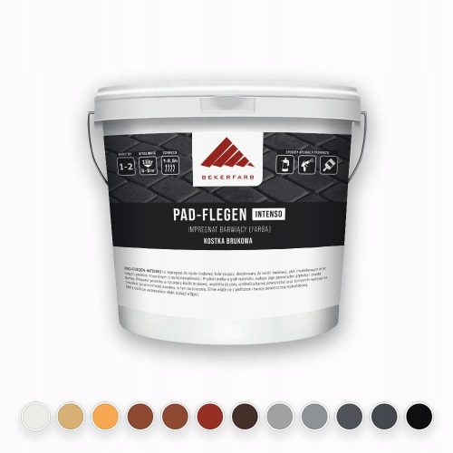 Paint for paving stones, coloring impregnation, 10L