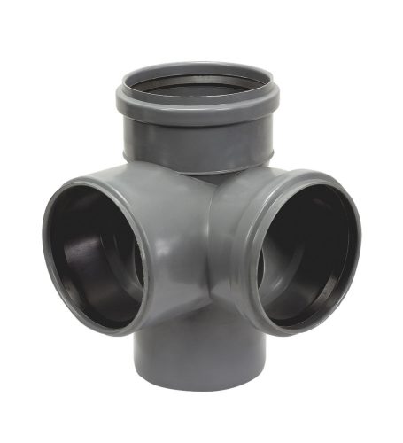 Corner waste pipe, left/right, 110/90°