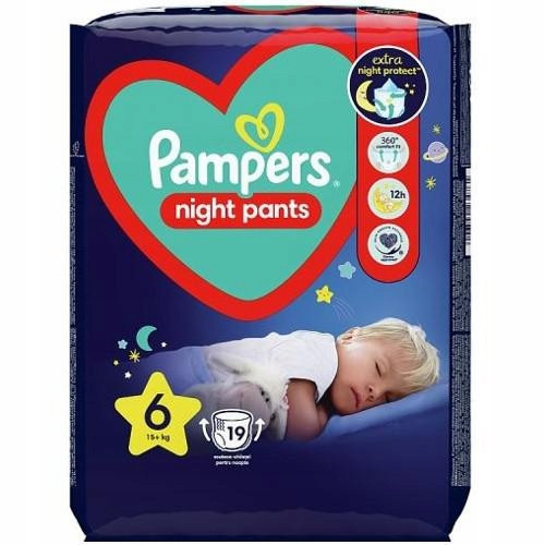  Pampers Night diaper pants Size 6 19 pcs.