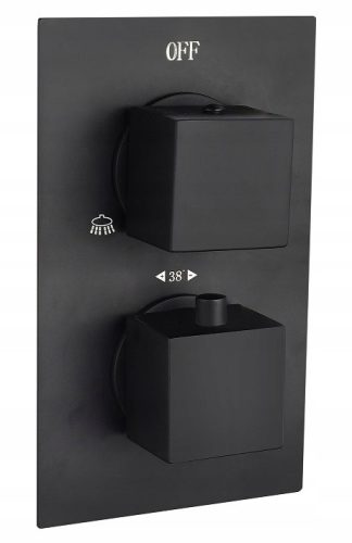 IPAX series concealed bathtub and shower fittings black