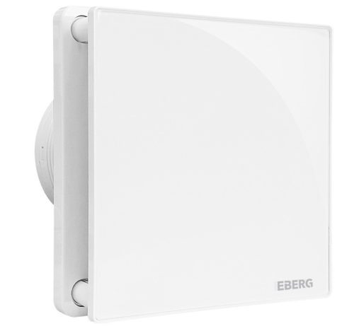 EBERG EVO 100HT bathroom fan. Glass panel 100 mm